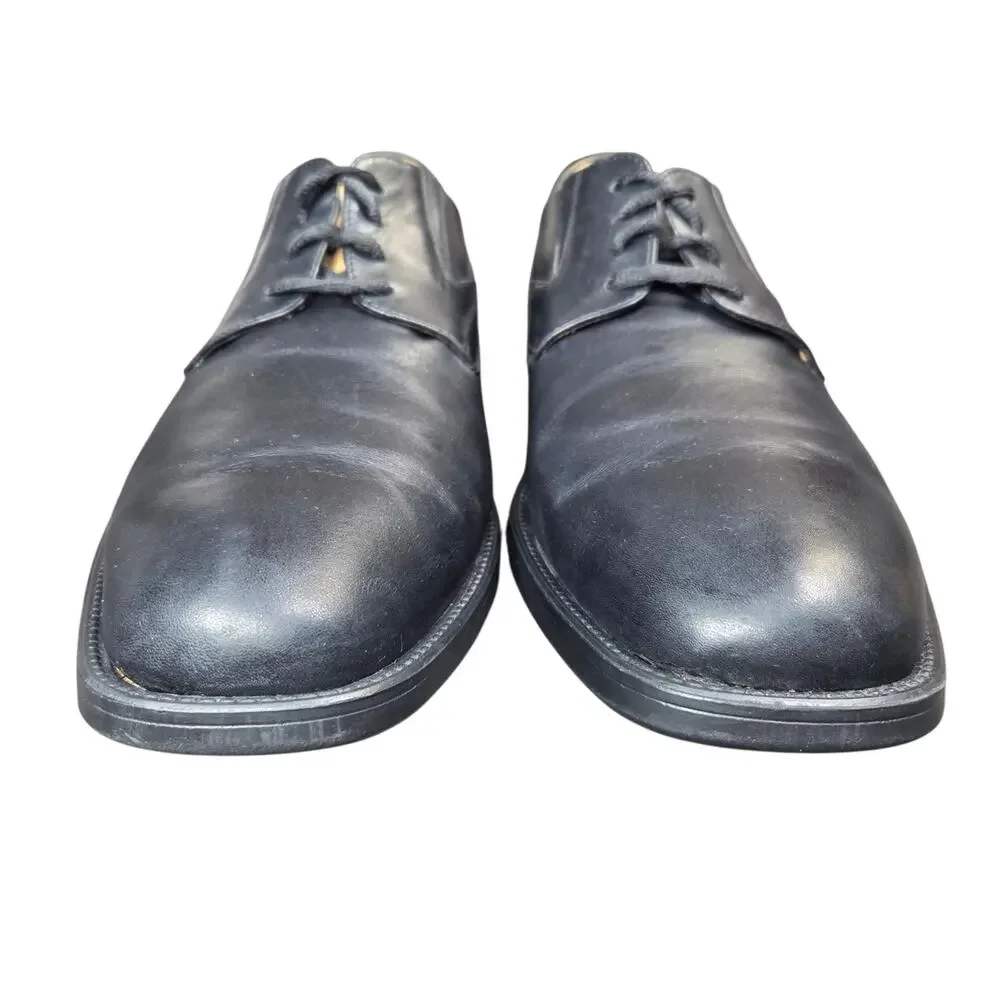 Geox Federico Mens Size 10‎ Black Casual Classic Leather Lace Up Oxford Shoes
